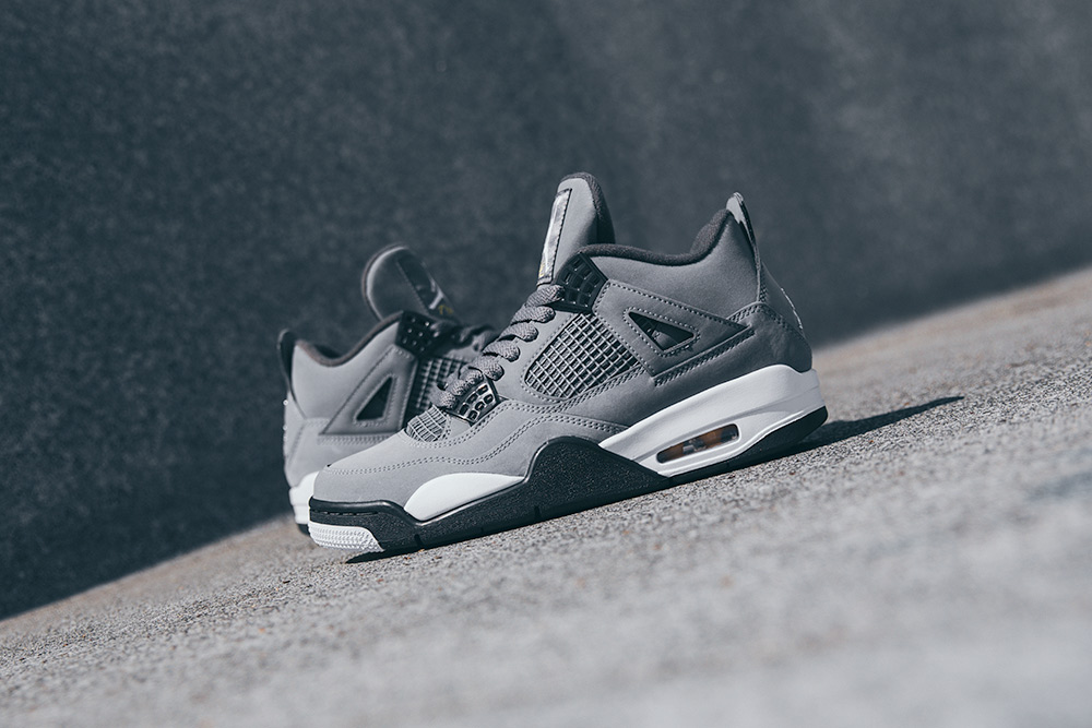 jordan 4 cool grey on feet